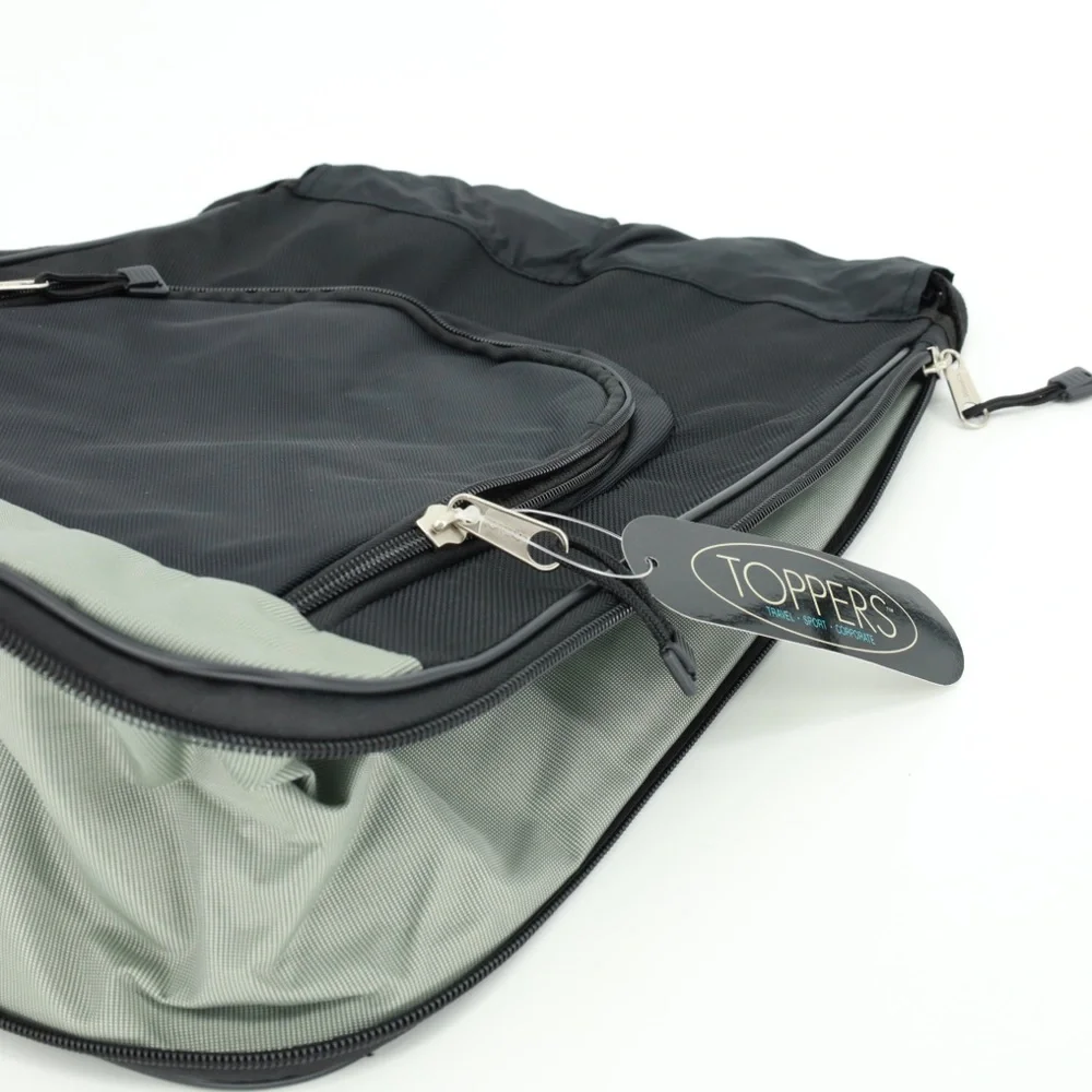 Toppers Unisex Expandable Shoulder Sport‎ Pack with Pouch, Silver/Black